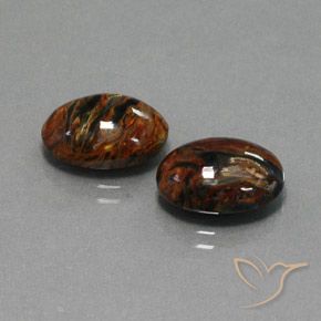 Gemme di Pietersite Multicolore naturale da 9.83 ct, Ovale, Opaco