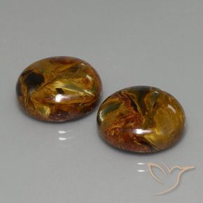 Gemme di Pietersite Multicolore naturale da 34.12 ct, Rotondo, Opaco