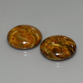 Gemme di Pietersite Multicolore naturale da  ct, Taglio rotondo, Opaco