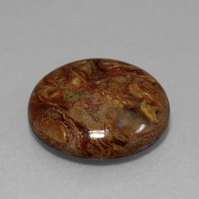 Pietersite naturale multicolore da 11,89 ct, taglio rotondo, opaco