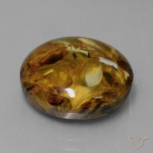 Pietersite Multicolore naturale da 15.32 ct, Rotondo, Opaco