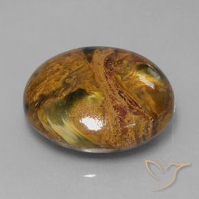 Pietersite Multicolore naturale da 15.09 ct, Rotondo, Opaco