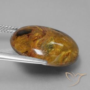 Pietersite Multicolore naturale da 15.09 ct, Rotondo, Opaco