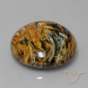 Pietersite Multicolore naturale da 15.19 ct, Rotondo, Opaco