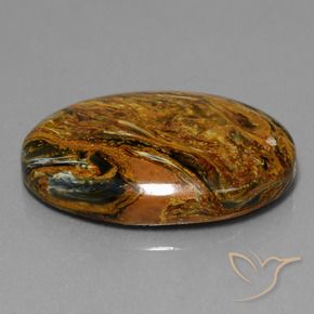 Pietersite Multicolore naturale da 34.44 ct, Ovale, Opaco