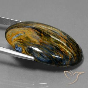 Pietersite Multicolore naturale da 28.27 ct, Ovale, Opaco