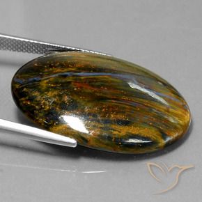 Pietersite Multicolore naturale da 23.40 ct, Ovale, Opaco