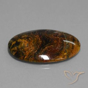 Pietersite Multicolore naturale da 19.62 ct, Ovale, Opaco