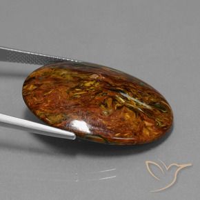 Pietersite Multicolore naturale da 22.19 ct, Ovale, Opaco