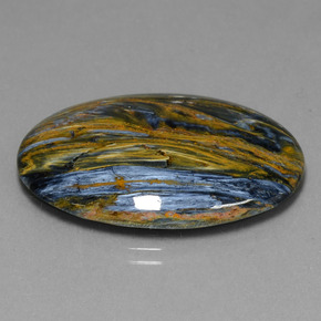 Pietersite Multicolore naturale da 26.41 ct, Taglio ovale, Opaco