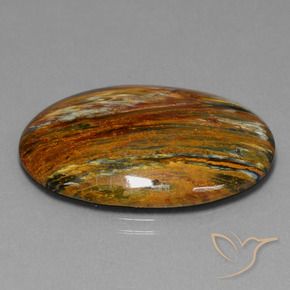 Pietersite Multicolore naturale da 24.96 ct, Ovale, Opaco