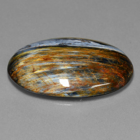 Pietersite Multicolore naturale da 27.95 ct, Taglio ovale, Opaco