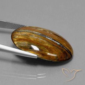 Pietersite Multicolore naturale da 26.40 ct, Ovale, Opaco