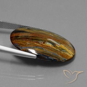 Pietersite Multicolore naturale da 23.70 ct, Ovale, Opaco
