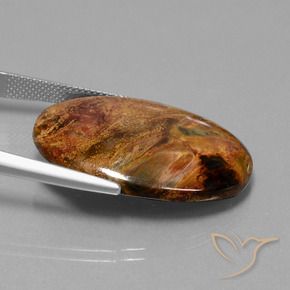 Pietersite Multicolore naturale da 22.93 ct, Ovale, Opaco