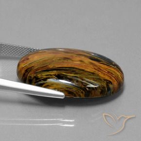 Pietersite Multicolore naturale da 33.78 ct, Ovale, Opaco