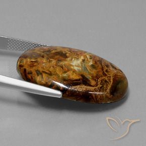 Pietersite Multicolore naturale da 28.44 ct, Ovale, Opaco