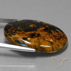 Pietersite Multicolore naturale da 29.98 ct, Ovale, Opaco