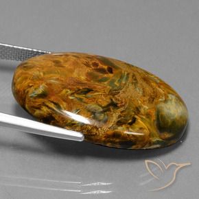Pietersite Multicolore naturale da 28.81 ct, Ovale, Opaco