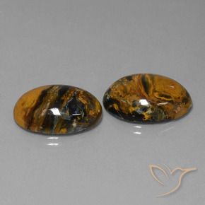 Gemme di Pietersite Multicolore naturale da 25.29 ct, Ovale, Opaco