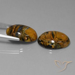 Gemme di Pietersite Multicolore naturale da 25.29 ct, Ovale, Opaco