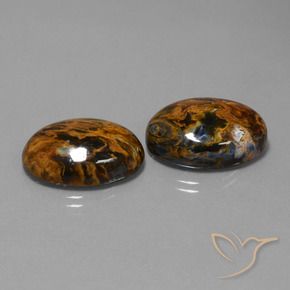 Gemme di Pietersite Multicolore naturale da 28.36 ct, Ovale, Opaco