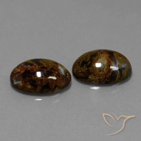 Gemme di Pietersite Multicolore naturale da 10.01 ct, Ovale, Opaco