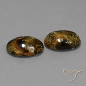 Gemme di Pietersite Multicolore naturale da 9.17 ct, Ovale, Opaco