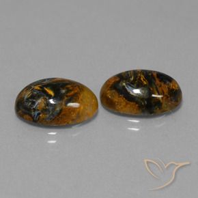 Gemme di Pietersite Multicolore naturale da 9.39 ct, Ovale, Opaco