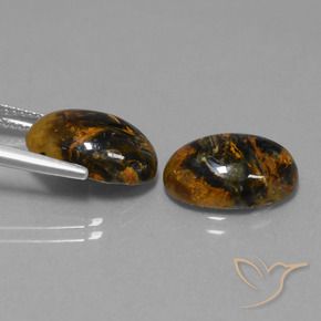 Gemme di Pietersite Multicolore naturale da 9.39 ct, Ovale, Opaco