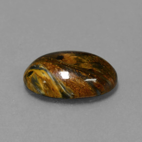 Pietersite Multicolore naturale da 3.99 ct, Taglio ovale, Opaco