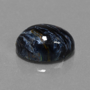 Pietersite naturale multicolore da 6,21 ct, taglio ovale, opaco
