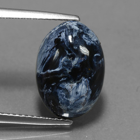 Pietersite naturale multicolore da 4,85 ct, taglio ovale, opaco