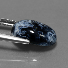 Pietersite naturale multicolore da 4,85 ct, taglio ovale, opaco