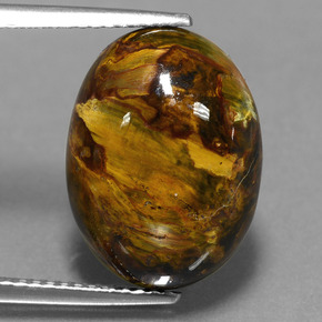 Pietersite Multicolore naturale da 7.62 ct, Taglio ovale, Opaco