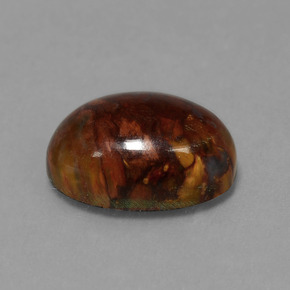 Pietersite Multicolore naturale da 6.18 ct, Taglio ovale, Opaco