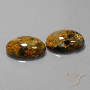 Gemme di Pietersite Multicolore naturale da 9.70 ct, Ovale, Opaco