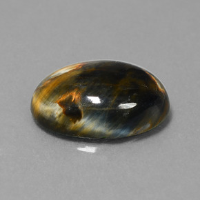 Pietersite Multicolore naturale da 7.07 ct, Taglio ovale, Opaco
