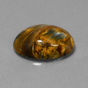 Pietersite Multicolore naturale da 7.17 ct, Taglio ovale, Opaco