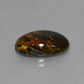 Pietersite Multicolore naturale da 3.83 ct, Taglio ovale, Opaco