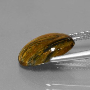 Pietersite Multicolore naturale da 3.89 ct, Taglio ovale, Opaco