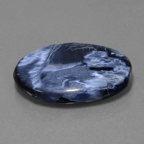 Pietersite naturale multicolore da 19,23 ct, taglio ovale, opaco