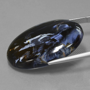 Pietersite Multicolore naturale da 31.19 ct, Taglio ovale, Opaco