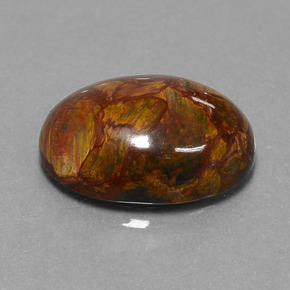 Pietersite Multicolore naturale da 8.30 ct, Taglio ovale, Opaco