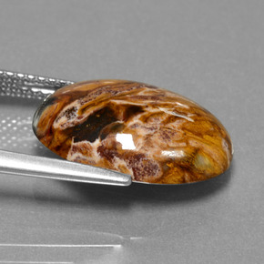 Pietersite Multicolore naturale da 6.54 ct, Taglio ovale, Opaco