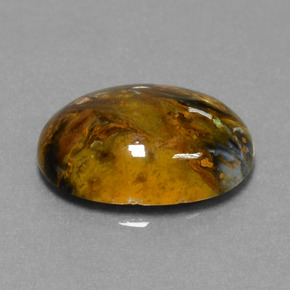 Pietersite naturale multicolore da 7,10 ct, taglio ovale, opaco