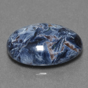 Pietersite naturale multicolore da 3,89 ct, taglio ovale, opaco