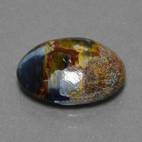 Pietersite Multicolore naturale da 3.48 ct, Taglio ovale, Opaco