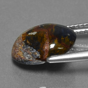 Pietersite Multicolore naturale da 3.48 ct, Taglio ovale, Opaco