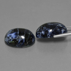 Pietersite naturale multicolore da  ct, taglio ovale, opaco